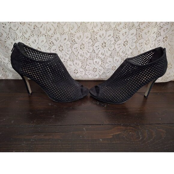 EUC Madden Girl Women's Renzo Black Peep Toe Heels/Sz. 8M - Picture 3 of 9